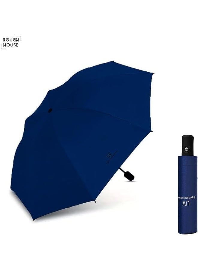 مظلة واقية من الشمس والمطر . قابلة للطي . UV ونظام فتح وغلق تلقائي . لون داخلى اسود لنتيجة عزل افضل - Image 2