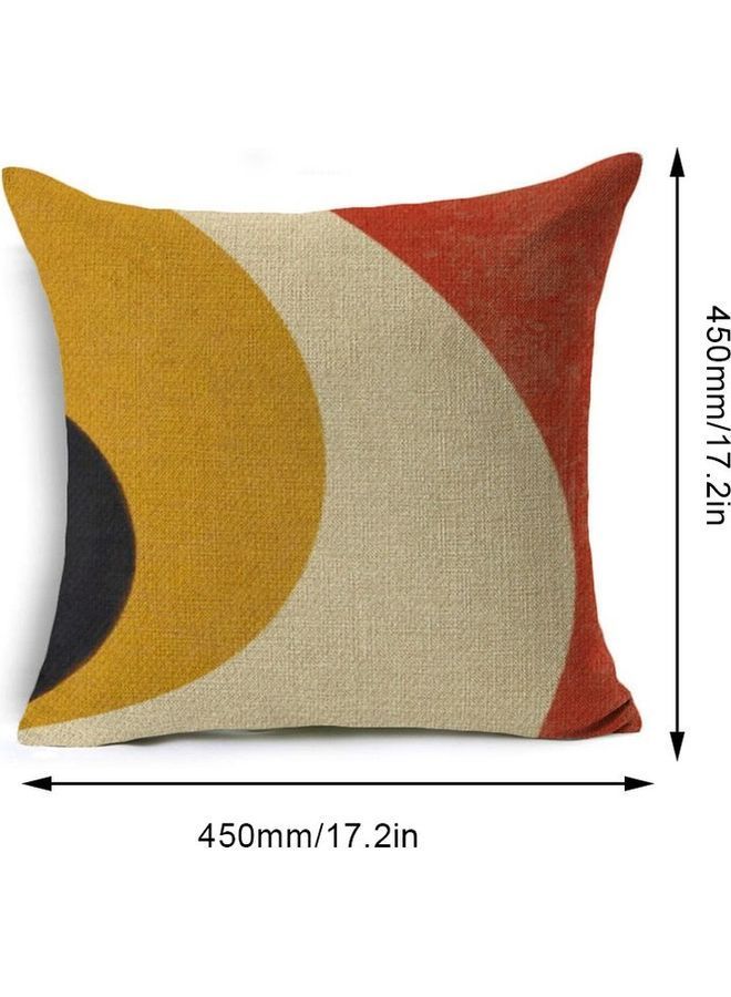 NIBEMINENT Simple Geometric Printed Fashionable Pillow Cover Multicolour - Image 2