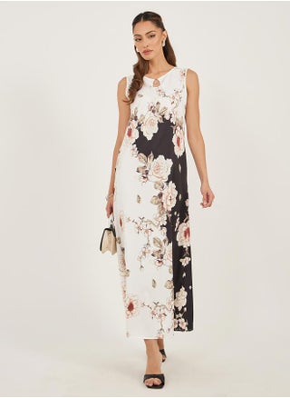 Floral Print Sleeveless A-Line Maxi Dress - pzsku/Z8C4D0917C953F9D06E1FZ/45/1742560870/6ce817c1-b419-4642-8042-faca9994f1cd