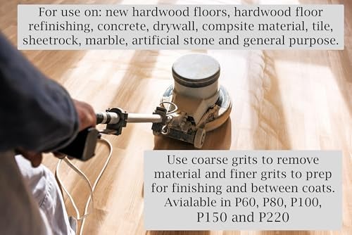 Sungold Abrasives أقراص صنفرة شبكية من سونغولد 8151199 من كربيد السيليكون 220 حبيبة 10-pack، 17 بوصة - Image 4