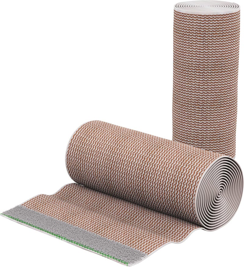 Houseables لفافة ضاغطة مرنة من هاوسابلز 6 بوصة لفافة ضغط للصدر ضمادة ضغط قطنية للساقين الوذمة اللمفية للنساء والرجال طبية للركبة والكاحل والذراع والقدم واليد للإصابات قابلة لإعادة الاستخدام 1315 عبوة 2 - Image 1