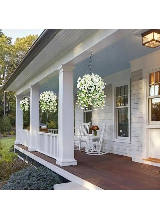 أوشيما نباتات زهور معلقة صناعية، زهور معلقة صناعية، زهور الحرير بالجملة للديكور المنزلي، المطبخ، أزهار داخليّة لفصل الخريف، ترتيب الطاولة وديكور المناسبات - Image 5