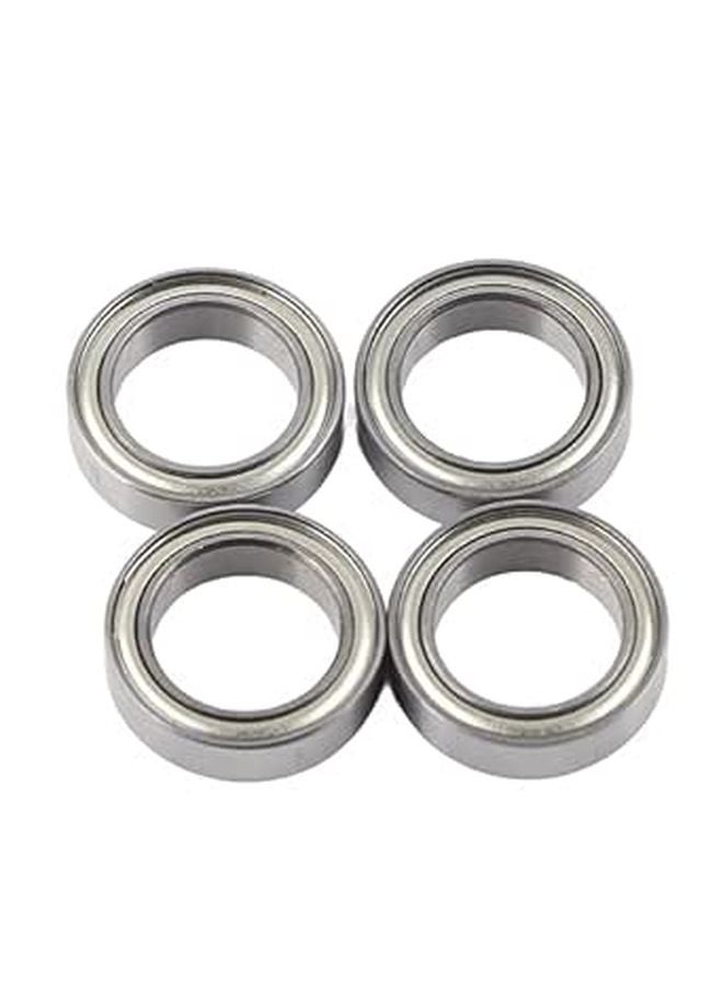 طقم محامل RC من الفولاذ المقاوم للصدأ 10x15x4mm لسيارات RC 3S والزاحفات 4 قطع - Image 1