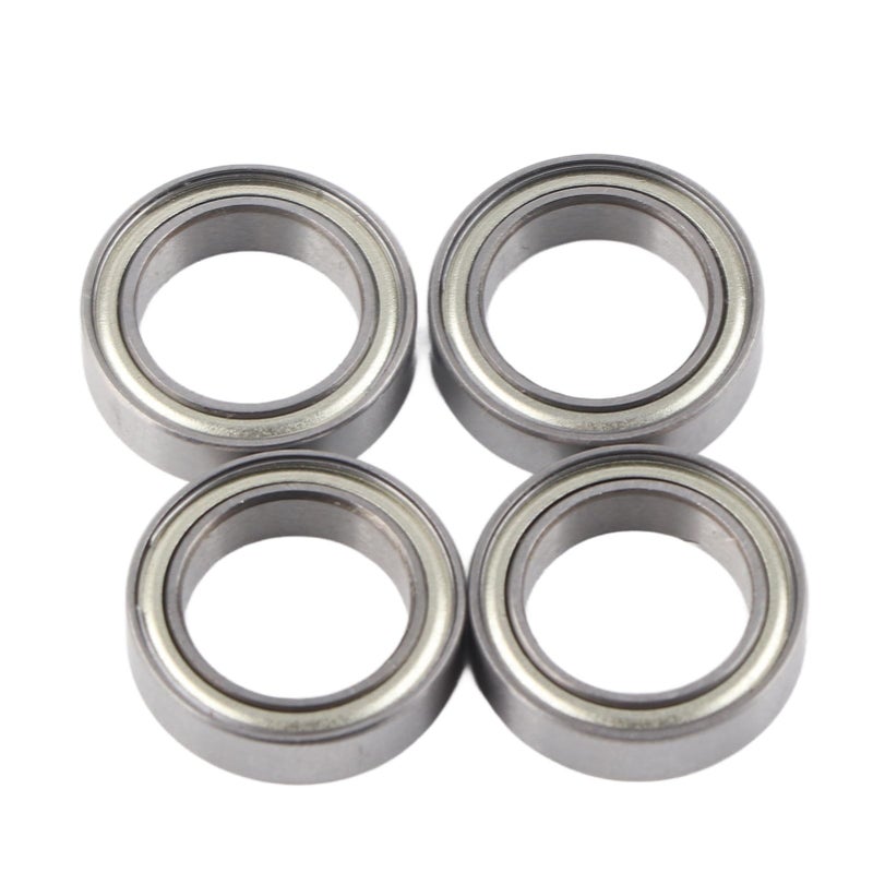 طقم محامل RC من الفولاذ المقاوم للصدأ 10x15x4mm لسيارات RC 3S والزاحفات 4 قطع - Image 2