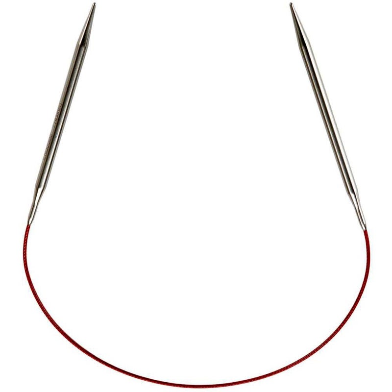 ChiaoGoo Red Lace Circular 16 inch 41cm Stainless Steel Knitting Needle Size US 2 275mm 70162