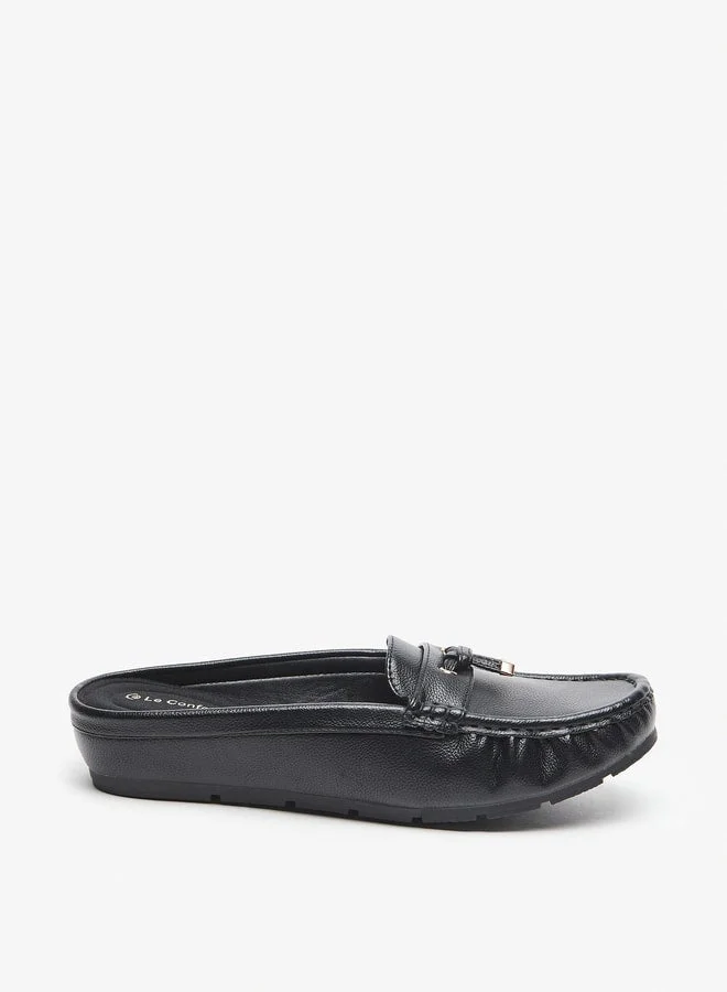 Le Confort Lace Detail Slip-On Mules