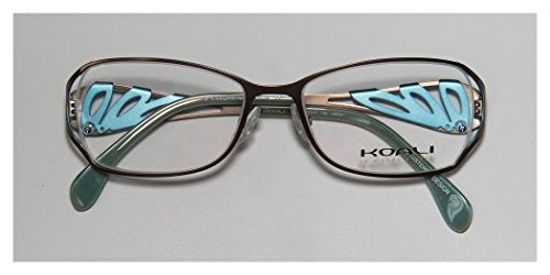 Koali By Morel 6918k Mens/Womens Designer Full-rim Gorgeous Modern Size Eyeglasses/Spectacles (52-17-135, Light Brown/Blue / White) - Image 2