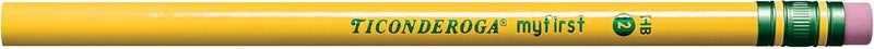 Ticonderoga ® Beginners' Elementary Pencils, With Eraser, #2 Lead, Yellow Barrel, Pack Of 12 - Image 1