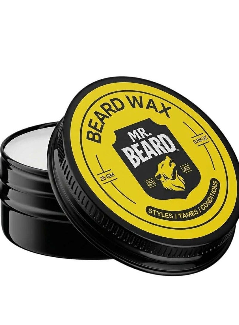 Mr.Beard Mr. Beard Strong Hold Beard Styling Wax – 25g - Image 1