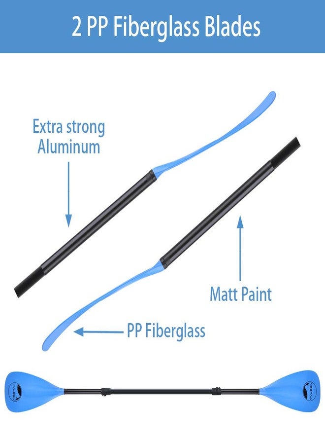 YVLEEN SUP Paddle Board Paddle，Stand up Paddleboard Paddles Adjustable Aluminum 4-Piece Floating Kayak Paddle，Convertible Paddle - Image 4