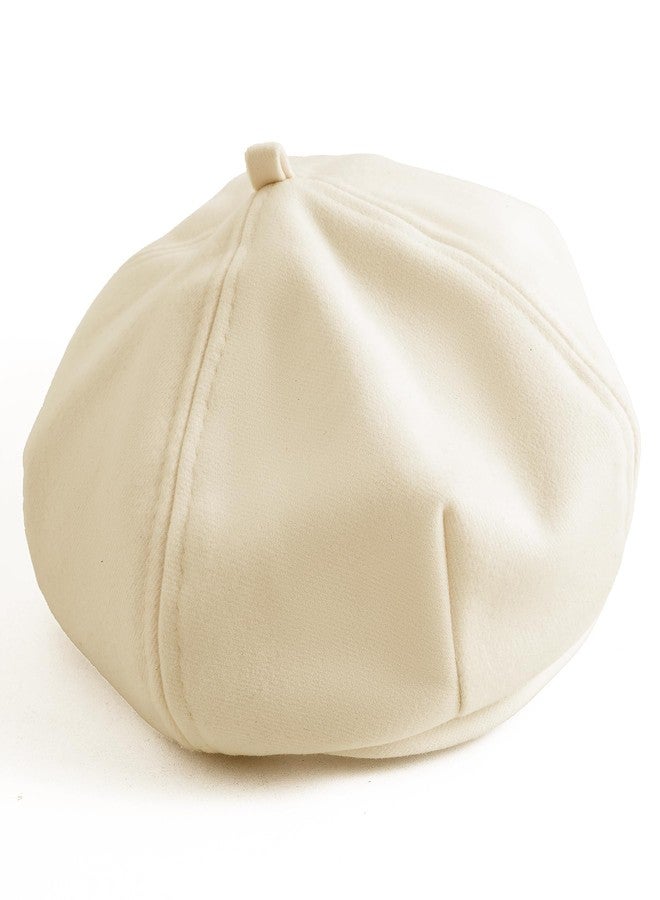 Jastore Kids Boys Girls Beret Hat Newsboy Caps Artist Cap for Toddler (US, Age, 3 Years, 6 Years, Beige) - Image 3