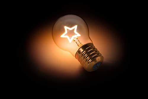 Suck UK Star Lamp Star Shaped Light Bulb Cordless Rechargeable Battery LED Neon Light Bulb Bedside Lamp Decor Retro Style Edison Bulbs Bedroom Accessories USB Charging Night Lights - Image 3