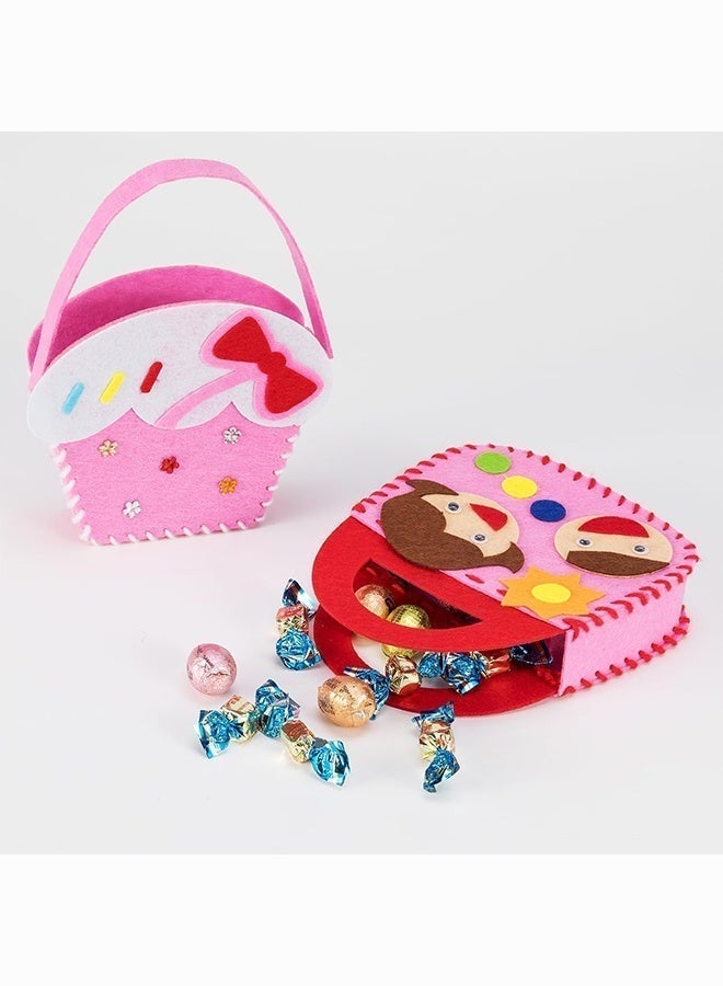 BELANO Children Sewing Kit 4 Pack Felt Craft Kits for Beginners DIY Hand Sewing Bag Toys Educational Gift for Kids Girls Boys - Image 5