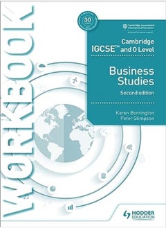 Cambridge Igcse And O Level Business Studies Workbook 2Nd Edition