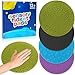 CHESLICR 4PC Sensory Wall Fidget Toys for Toddler Baby 13 Classroom Must Have Sensory Mats for Kid Autism ADHD Quiet Silicone Tactile Pad Desk Toys Calm Down Item Mini Floor Tiles Fidget Autistic Special Need - Image 3