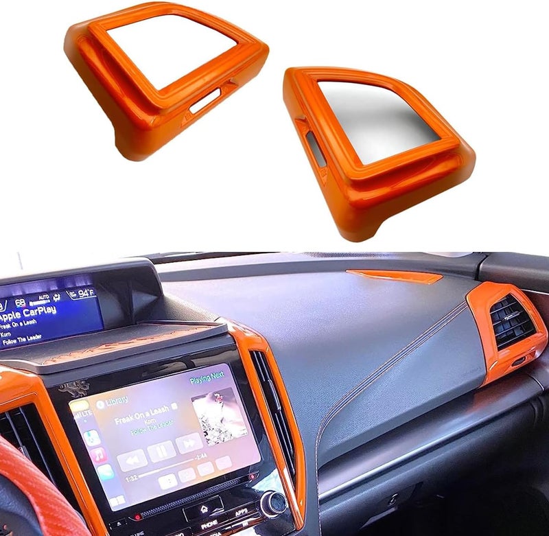 TLIFORT Orange Vent Outlet Cover Trim for Subaru - Image 1