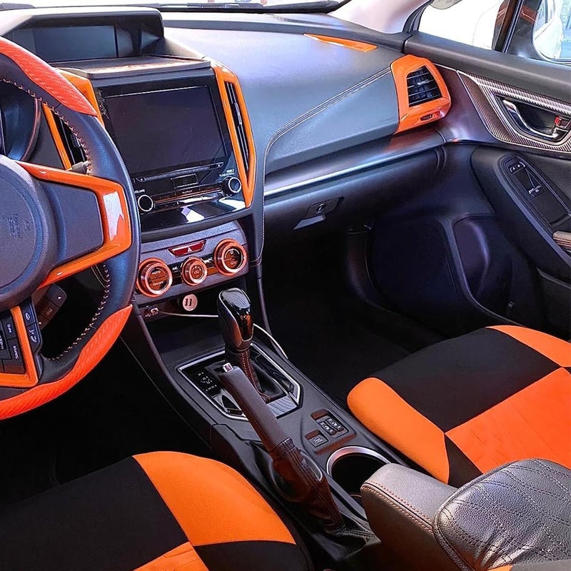 TLIFORT Orange Vent Outlet Cover Trim for Subaru - Image 3