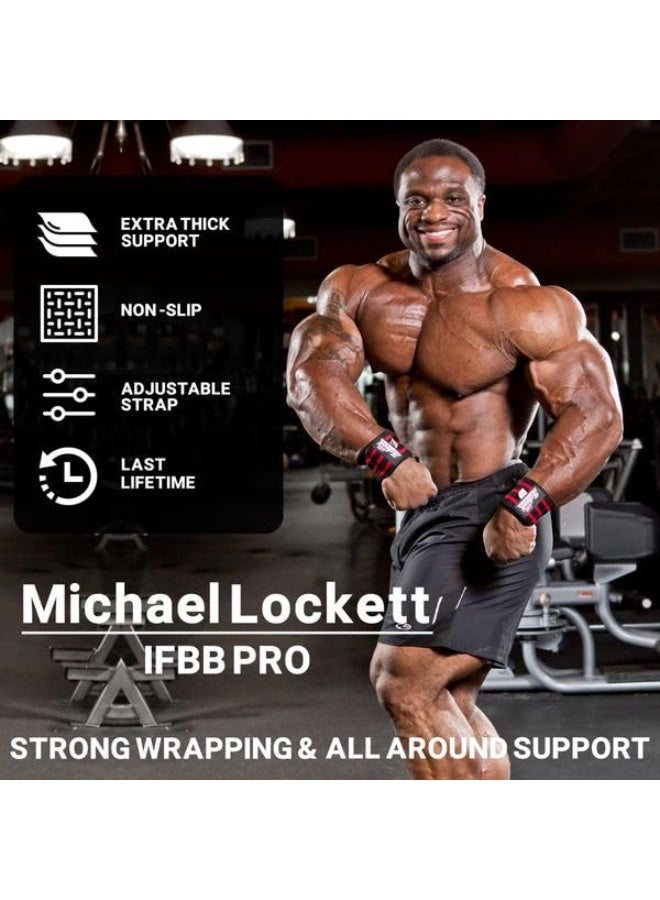 شيك لفافة معصم Schiek موديل S-1112B بخط أسود 12 بوصة - Image 4