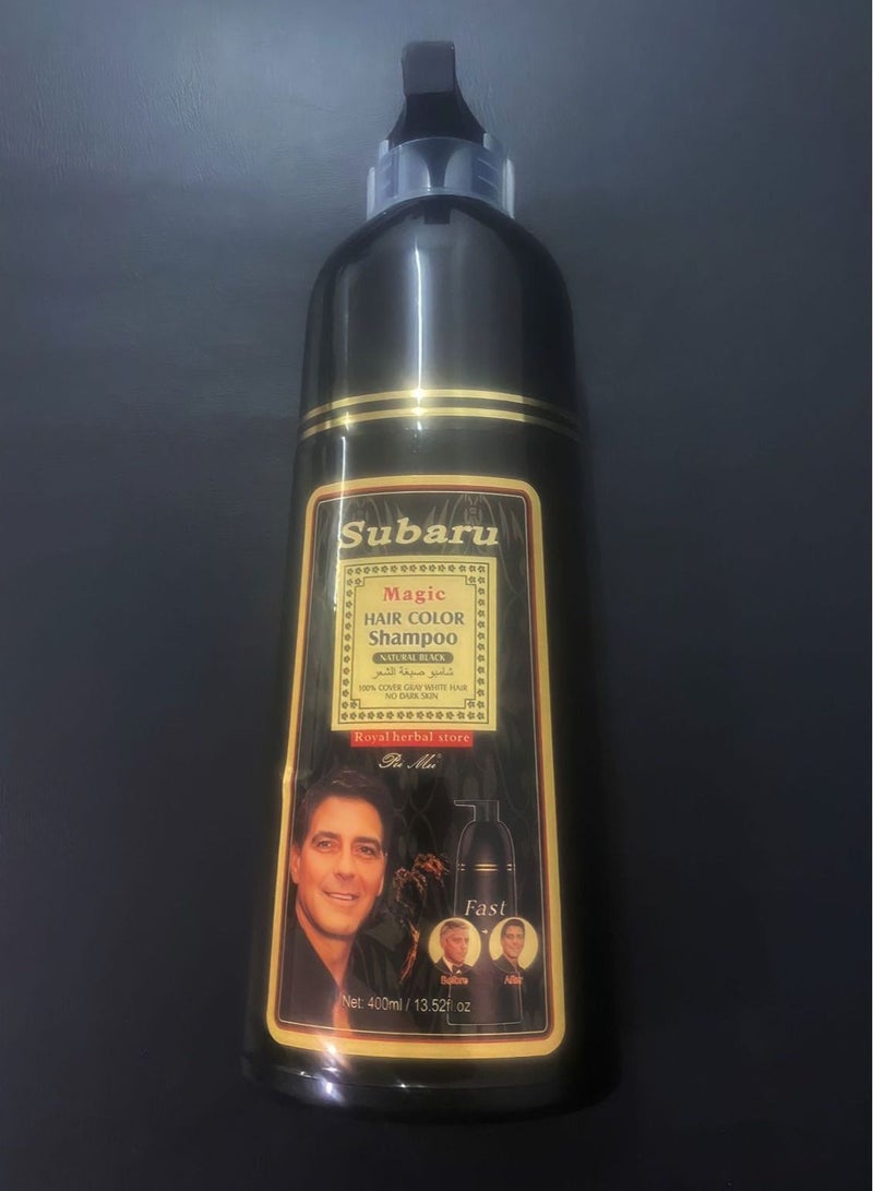 Subaru Magic Hair Color Shampoo For Men And Women Natural Black - Image 2