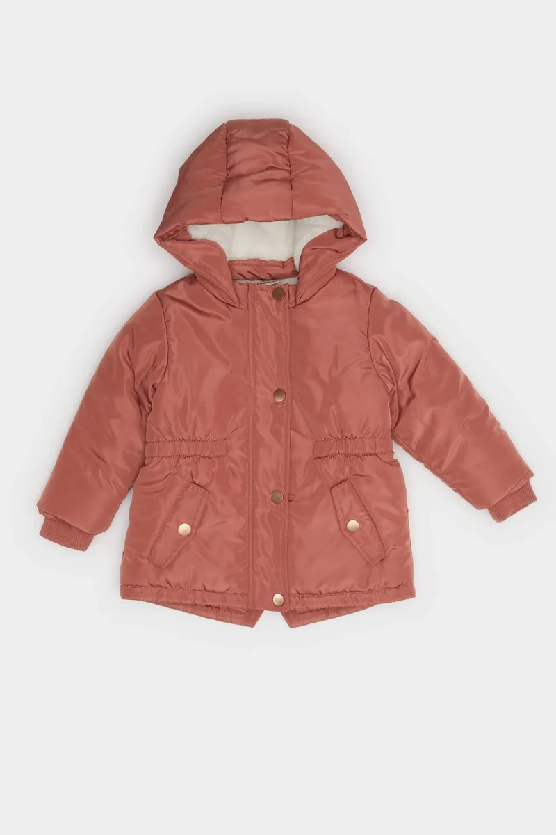 ديفاكتو Baby Girl Hooded Puffer Jacket