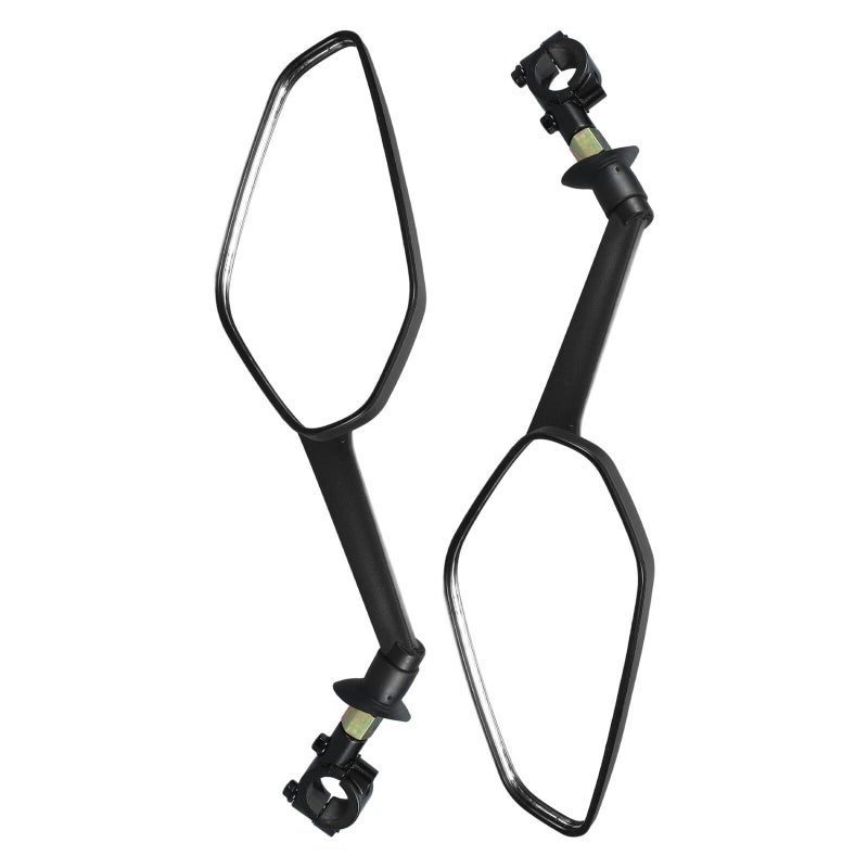 Adjustable Bicycle Rearview Mirrors Convex Glass Handlebar Mount 2 Bases Cycling Safety - Image 2