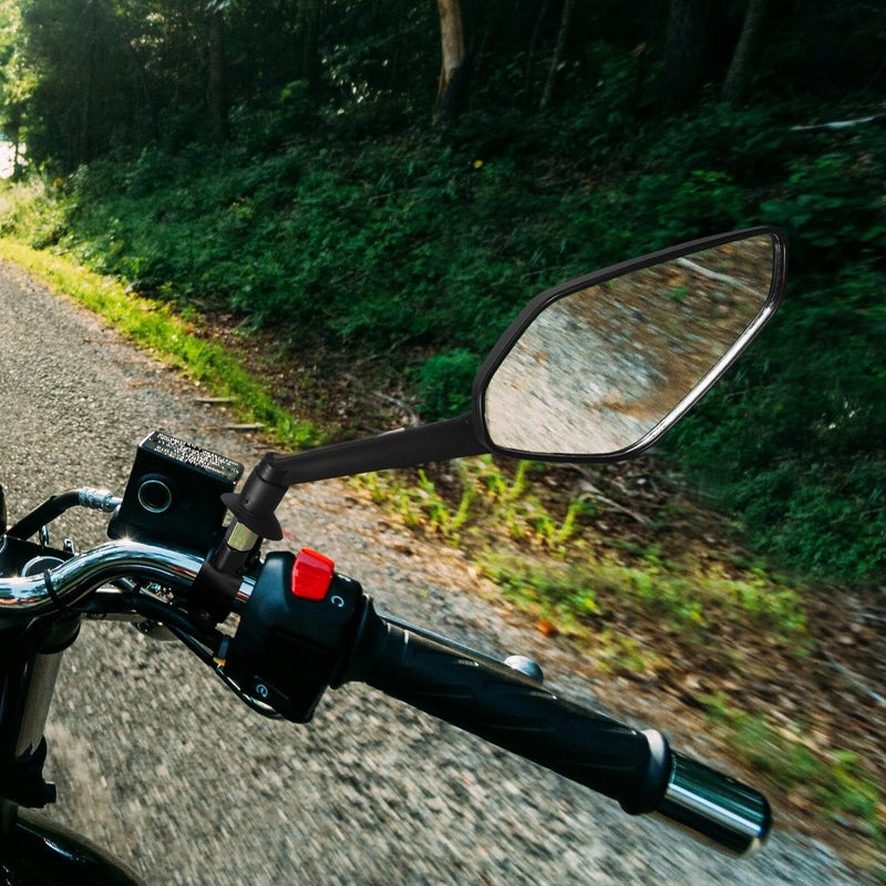 Adjustable Bicycle Rearview Mirrors Convex Glass Handlebar Mount 2 Bases Cycling Safety - Image 5