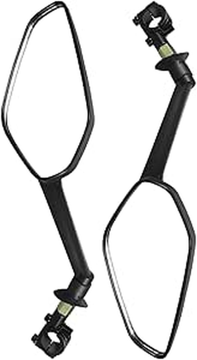 Adjustable Bicycle Rearview Mirrors Convex Glass Handlebar Mount 2 Bases Cycling Safety - Image 1
