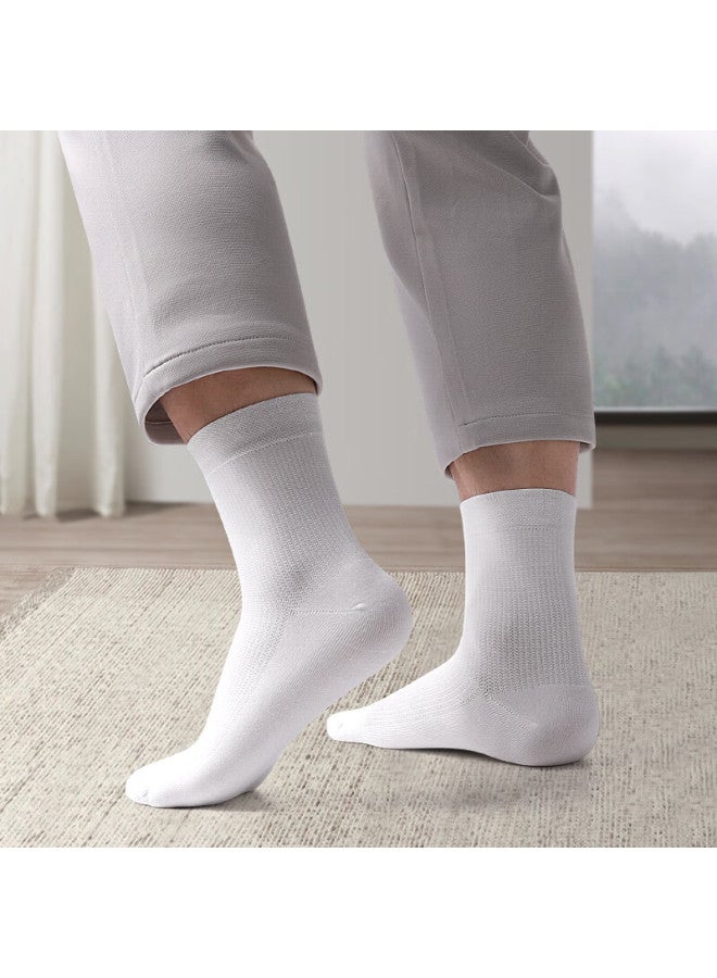 AUN Aun 2025 Spring New Arrival Men's 5a Antibacterial Deodorant Mid-calf Socks For Autumn And Winter - Image 2