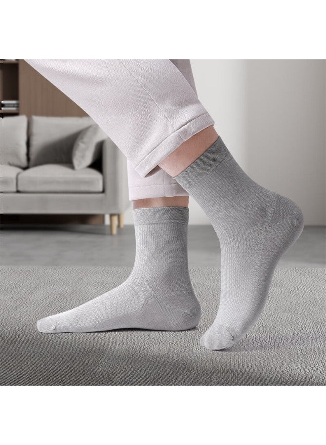 AUN Aun 2025 Spring New Arrival Men's 5a Antibacterial Deodorant Mid-calf Socks For Autumn And Winter - Image 1