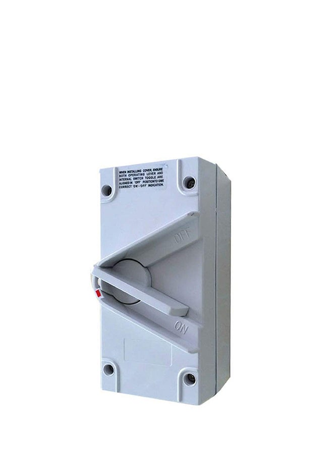 HASANAT ESSENTIALS Waterproof Isolator Switch - 35A / 2 Pole 