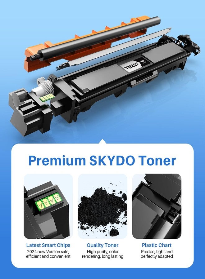 Skydo TN-227 TN227 BlackToner Cartridge Compatible with Brother TN-227 TN227 TN-223BK Toner Cartridge - Image 3
