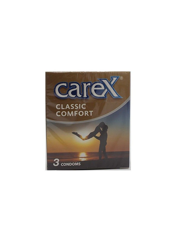 careX 3-Piece Classic Condom - Image 1