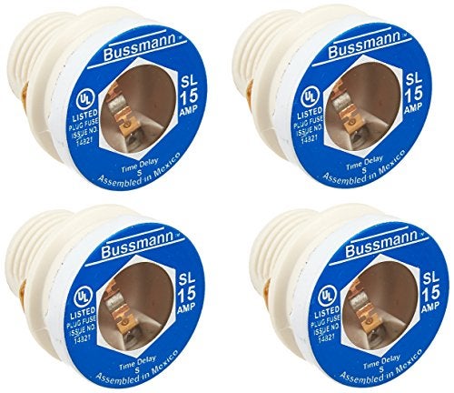 Bussmann Plug Fuse,SL Series,15A,PK4 - Image 4