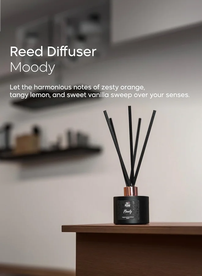 Dr Scent Breeze of Joy Reed Diffuser | A Symphony of Joyful Scents for Your Space - 150ml (MOODY)