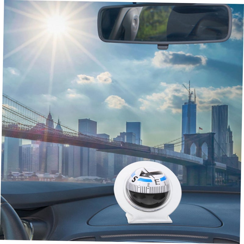 Garneck Dashboard Compass Ball Durable Enlarged Calibration Mount Auto Boat Safety - Image 5