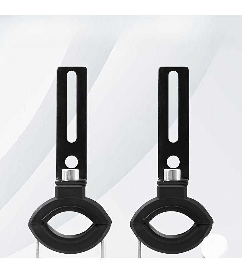 2 Sets Motorcycle Spotlight Brackets Bumper Fixture Fixed Light Clamp Shock Absorber Pipe - Image 5