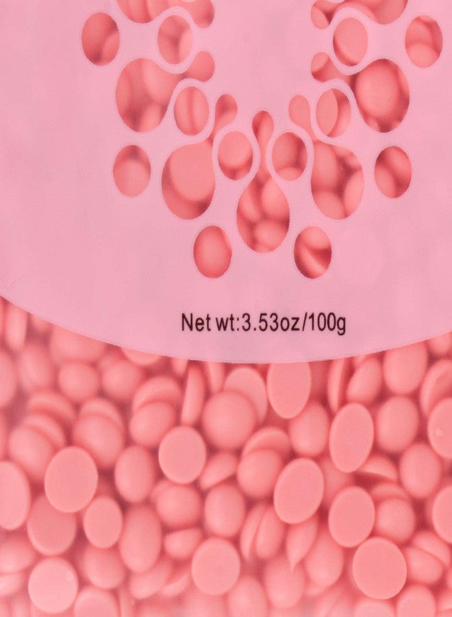CEMA Professional Hard Wax Beads for Hair Remova | Strip-Free Microwave Wax for Face, Body, Bikini & Sensitive Skin | Easy to Apply, High Flexibility, Painless Waxing (100 Grams, Pink Wax) - Image 2
