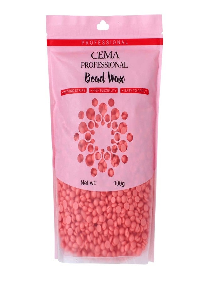 CEMA Professional Hard Wax Beads for Hair Remova | Strip-Free Microwave Wax for Face, Body, Bikini & Sensitive Skin | Easy to Apply, High Flexibility, Painless Waxing (100 Grams, Pink Wax) - Image 4