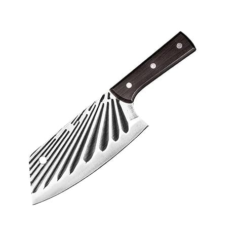 LYBAA Chinese Butcher Knife German Steel Meat Cleavers ChefsCooks Kitchen Knife Sharp Knife Pack of 1 Black - Image 1