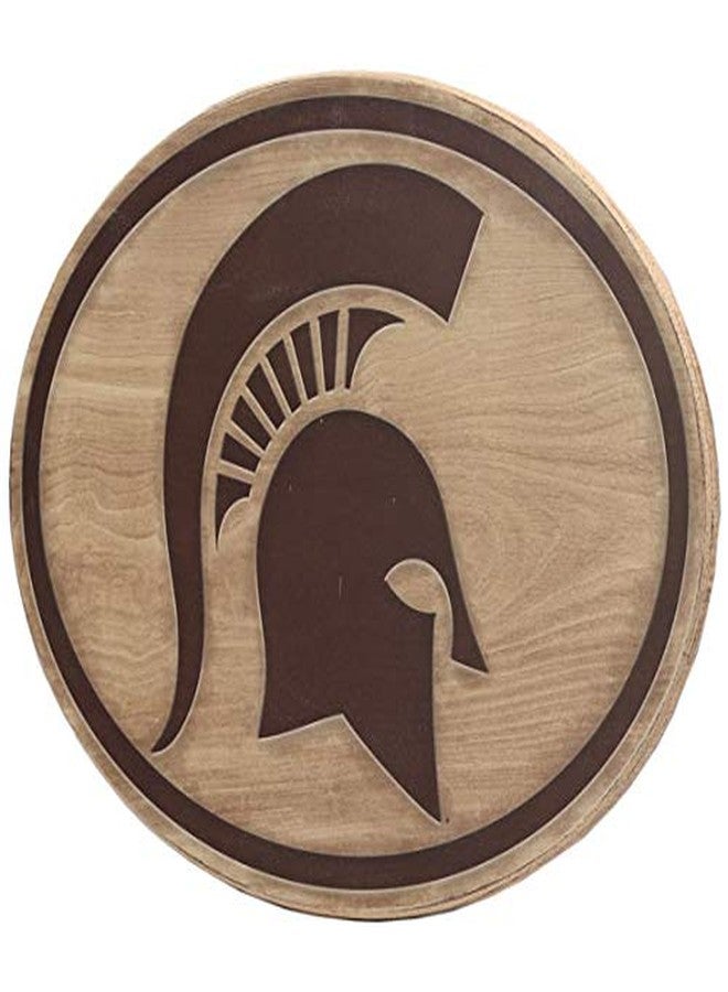 Open Road Brands Michigan State University Spartans Logo Wood Wall Decor - Vintage Michigan State Wall Art for Man Cave, Office or Bedroom - Image 2