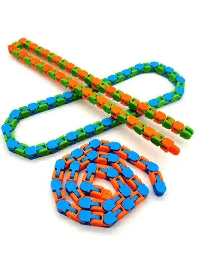 Creatively Decompress Rail Car Chain Development Toys - Image 2
