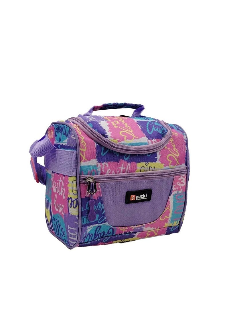 Nuzki Kids Insulated Lunch bag,Cooler Bag Travel Lunch Tote Bags With Adjustable Strap For School Children Student. - Image 2