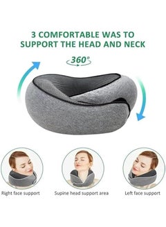 Durku Neck Pillow for Travel,Upgraded Travel Neck Pillow,Provides Double Support to The Head, Neck, and Chin in Any Sleeping Position on Flights, Car, and at Home, Comfortable Airplane Travel Pillow - pzsku/Z8C4E43128549FE7CACEBZ/45/_/1726788520/8c86f71a-b10a-4d49-afc3-7573cdd7a026