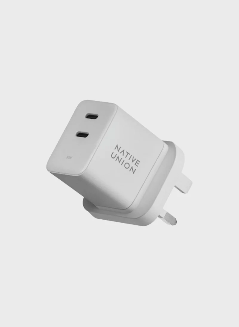 Native Union Native Union - Fast Gan Charger - Pd - 35W - Dual - 2 X Usbc