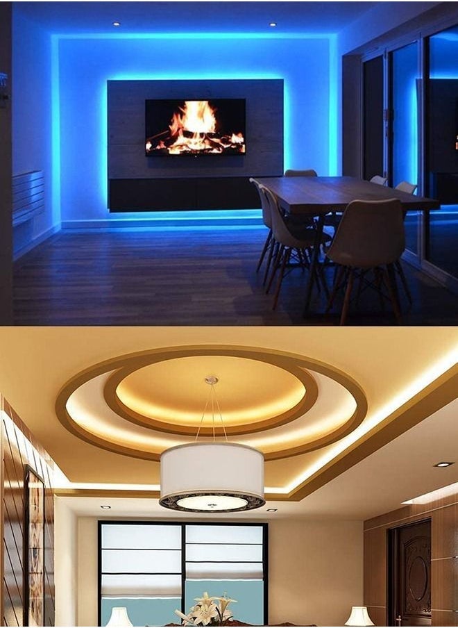 يو إل اتش واي سي شريط إضاءة LED RGB للغرفة: متغير الألوان مع جهاز تحكم عن بُعد، مقاوم للماء ويأتي بمدخل USB للتشغيل. مثالي للتلفزيون، غرفة النوم، الكمبيوتر وديكور أحواض السمك. متوفر بأطوال 2م، 5م، و10م.  - Image 3