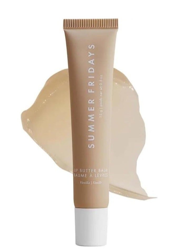 سامر فرايدايز مرهم الشفة يوم الجمعة الصيفي - تكييف قناع أحمر الشفاه ، لحظة الترطيب ، التألق و الترطيب - الشفة الشفة واضحة ومهدئة الرعاية - الفانيليا ( 0.5 أوقية ) - Image 1