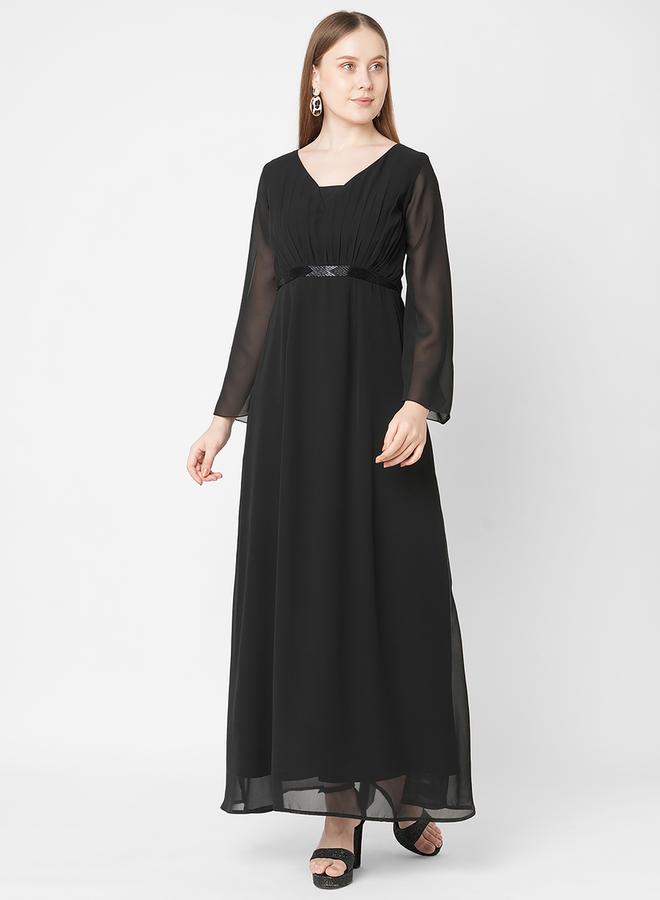 Mish Sheer Sleeve Maxi Dress - Image 4