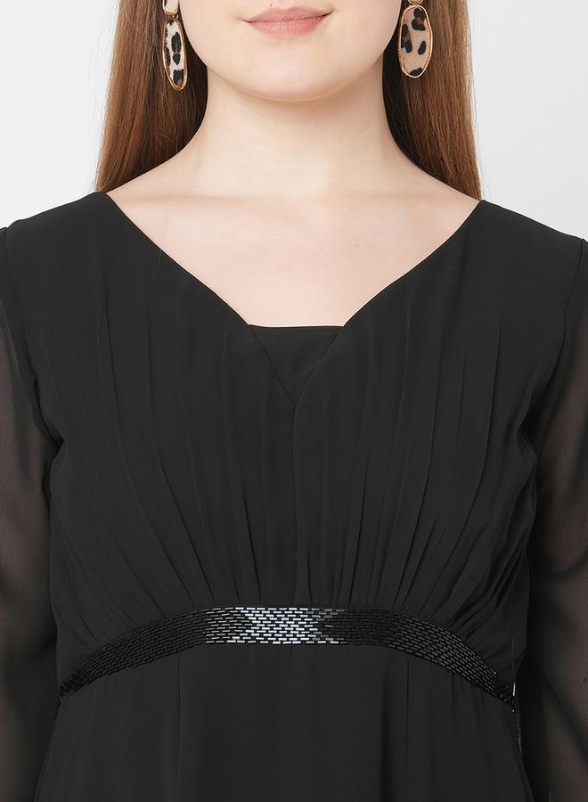 Mish Sheer Sleeve Maxi Dress - Image 2