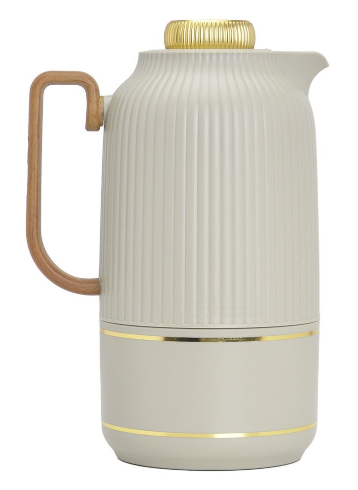 Badraig Thermos for tea and coffee Green Grey/Gold 1 liter  - Image 4