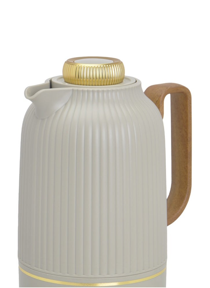 Badraig Thermos for tea and coffee Green Grey/Gold 1 liter  - Image 3